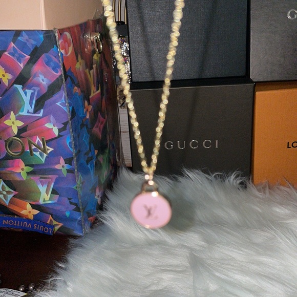 Authentic Louis Vuitton charm Necklace UPCYCLED - Picture 7 of 10
